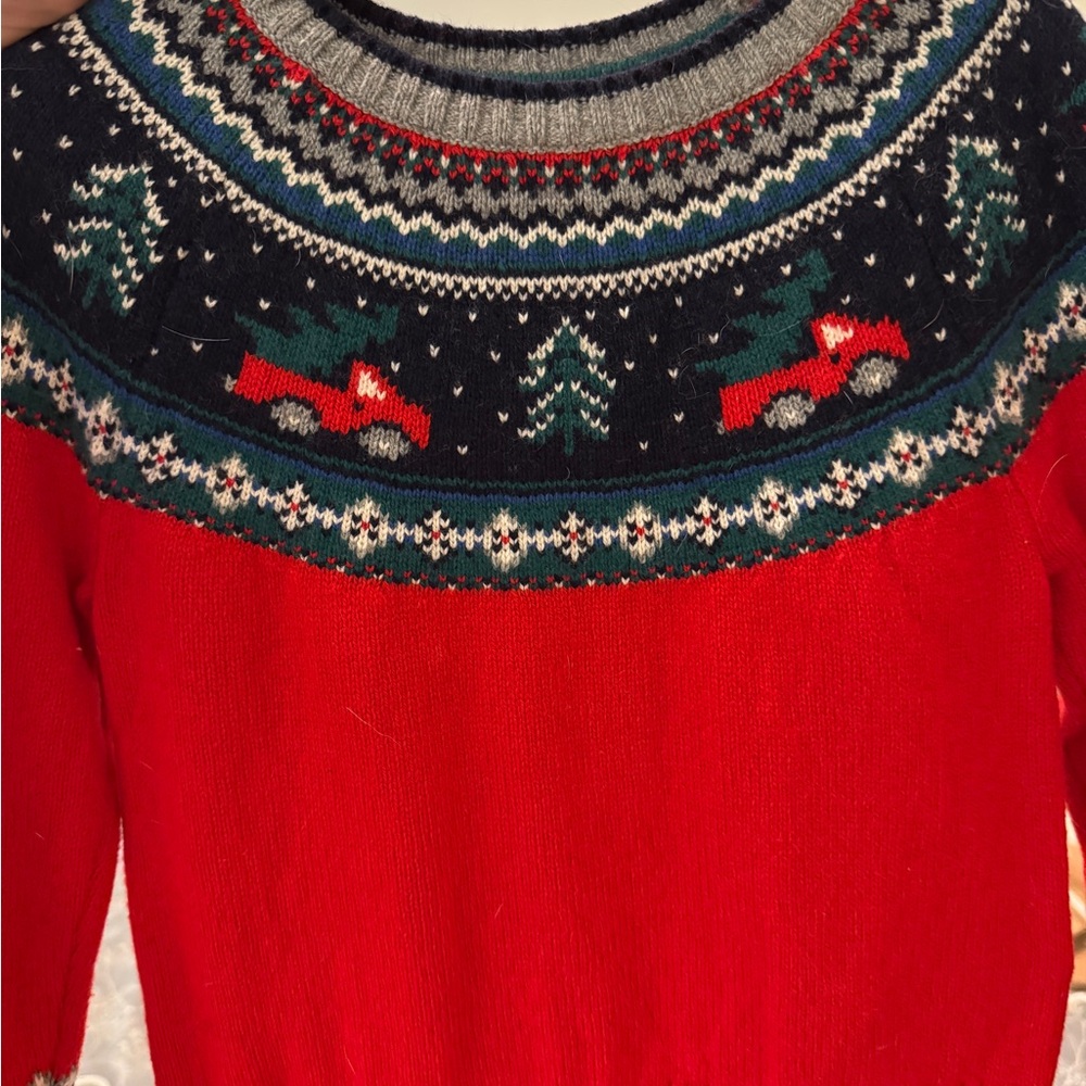 Boden Kids Sweaters - Blue and Red with Fun Designs - Picture 2 of 3